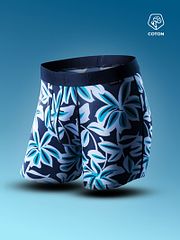 Boxer FEUILLES - Coton