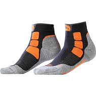 Chaussettes Trail Air Grey Orange